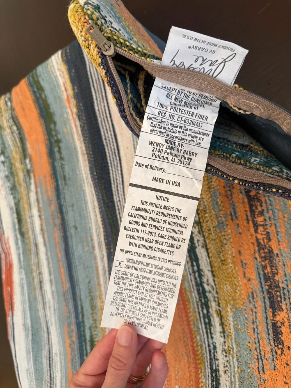Wendy Jane By Gabby Summer Classics Indoor/Outdoor Pillow Shams Set of 2 18”x18”